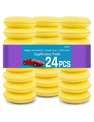 Almohadillas de Aplicación de Cera PSLER 10 cm - Paquete de 24