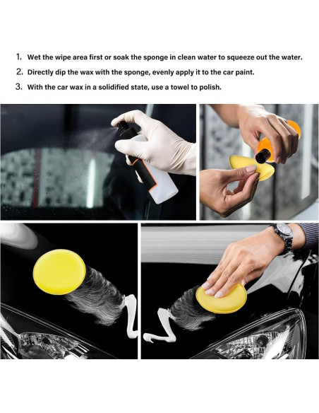 Almohadillas de Aplicación de Cera PSLER 10 cm - Paquete de 24