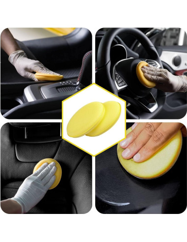 Almohadillas de Aplicación de Cera PSLER 10 cm - Paquete de 24