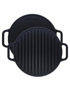 Parrilla Redonda Hierro Fundido Victoria 31.75 cm Sazonada