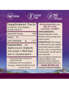 WishGarden Flow Stopper 60ml - Suplemento Herbal Menstrual 2