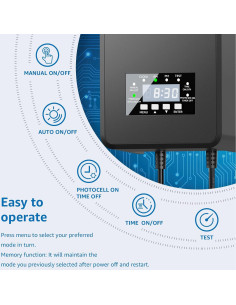 Transformador de Iluminación de Paisaje SUNVIE 200W 12V/14V 2