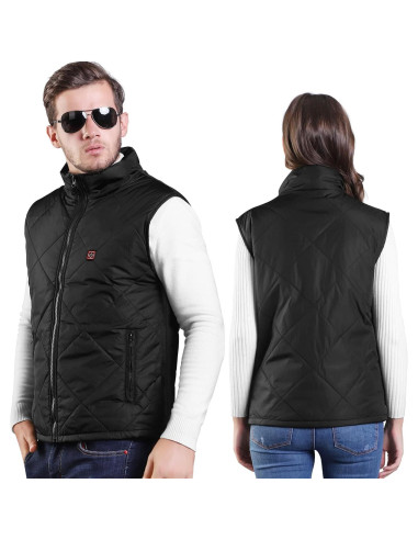 Chaleco Térmico FERNIDA USB 8 Zonas Calentamiento Invierno