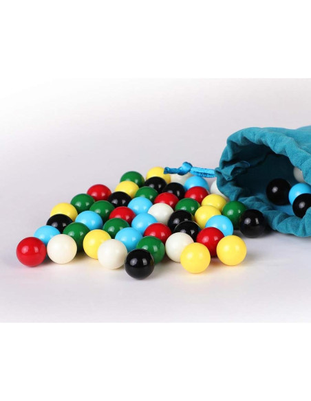 Bolas de Mármol de Reemplazo Laviesto 14mm 60 Piezas 6 Colores