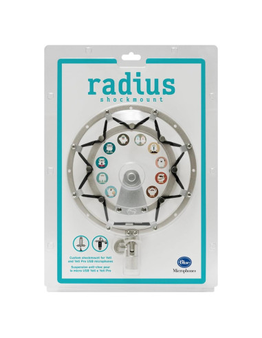 Soporte de choque Blue Radius II para micrófono Yeti Pro