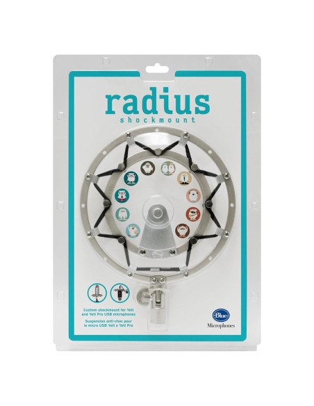 Soporte de choque Blue Radius II para micrófono Yeti Pro