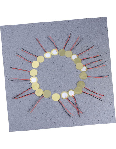 Discos Piezoeléctricos Garneck 20pcs 20mm para Instrumentos