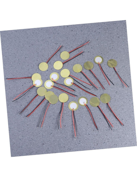 Discos Piezoeléctricos Garneck 20pcs 20mm para Instrumentos