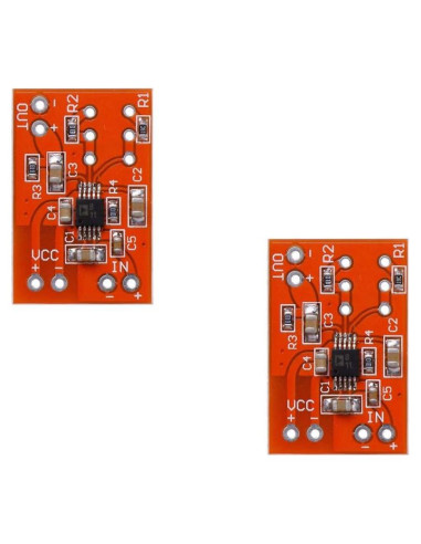 KOOBOOK Preamplificador de Micrófono SSM2167 2 Pcs DC 3V-5V