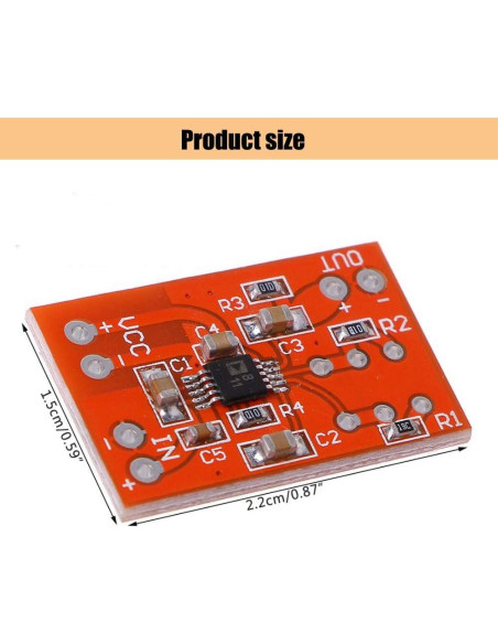 KOOBOOK Preamplificador de Micrófono SSM2167 2 Pcs DC 3V-5V