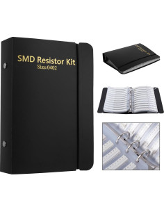 Kit de Resistencias y Capacitores SMD 0402 - 8500 Resistencias y 4000 Capacitores 2