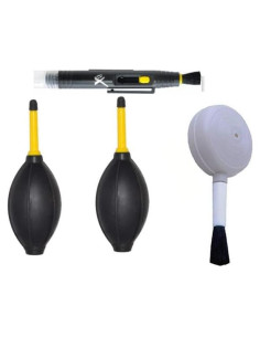 Kit de Limpieza de Lentes Acuvar con Sopladores y Cepillo