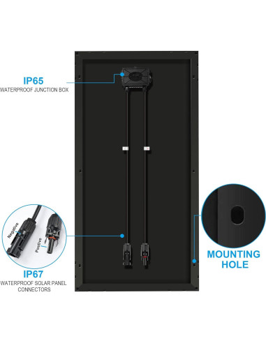 Panel Solar Mono ACOPOWER 200W 12V Alta Eficiencia