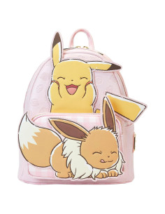 Mochila Loungefly Pikachu y Eevee 22.86x11.43x26.67cm