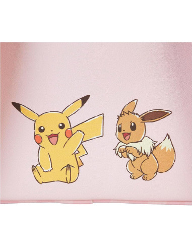 Mochila Loungefly Pikachu y Eevee 22.86x11.43x26.67cm