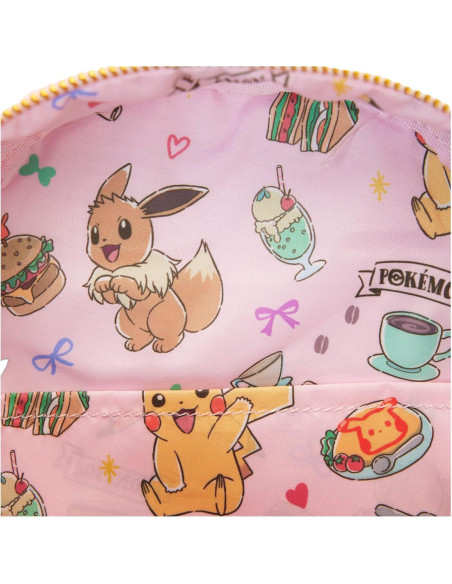 Mochila Loungefly Pikachu y Eevee 22.86x11.43x26.67cm