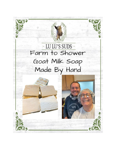 Jabón de Leche de Cabra Hecho a Mano Lu Lu's Suds 141g