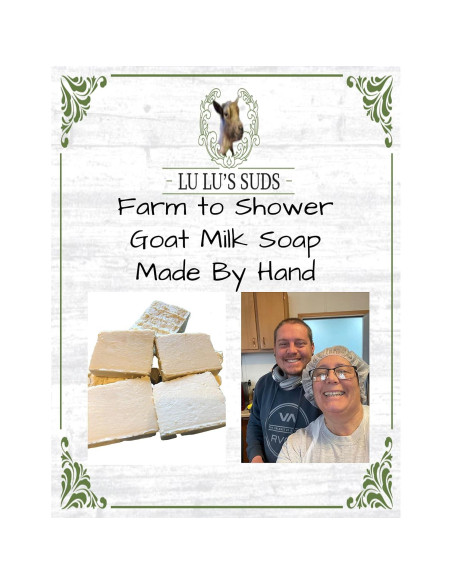 Jabón de Leche de Cabra Hecho a Mano Lu Lu's Suds 141g