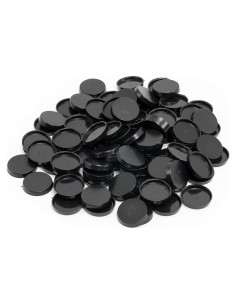 Bases Redondas de Plástico VSPH 25mm para Juegos de Mesa - 120 Unidades