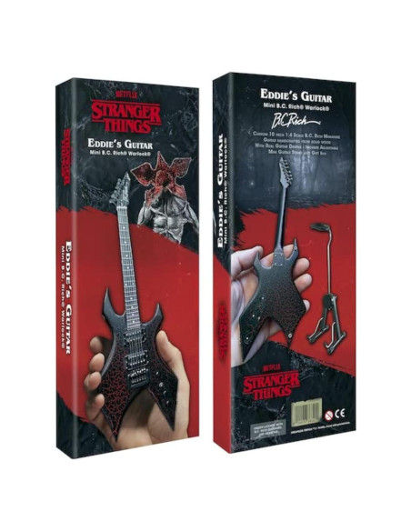 Guitarra Mini B.C. Rich Eddie Stranger Things AXE HEAVEN