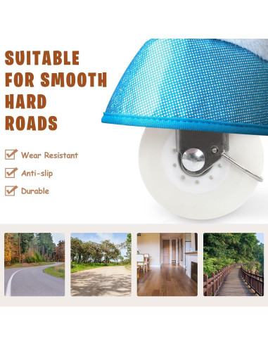 Caballo Unicornio Montable WondeRides Azul 76 cm para Niños 3-4 Años