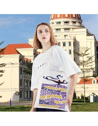 Bolsa de Lona Reutilizable LEVLO Aladdin Genio 37x33cm