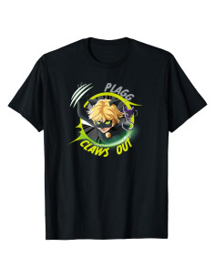 Camiseta oficial Miraculous Cat Noir para hombres - 136g