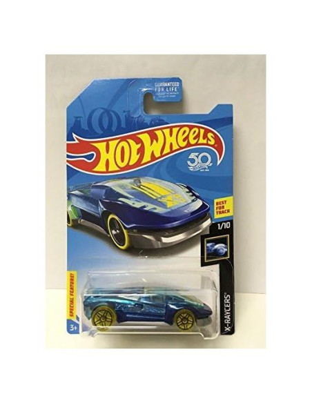 Hot Wheels 50 Aniversario X-Raycers El Viento Azul 7.62cm