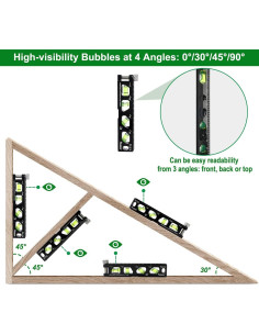 Nivel Torpedo Huepar TL13 Magnético 15.7 cm 4 Viales 2