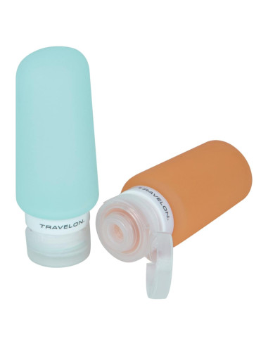 Juego de 2 Tubos Inteligentes Travelon 89 ml a Prueba de Fugas