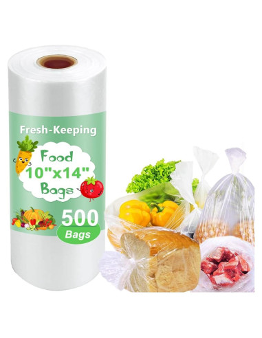 Rollo de Bolsas de Plástico OausTect 10x14" 500 Unidades