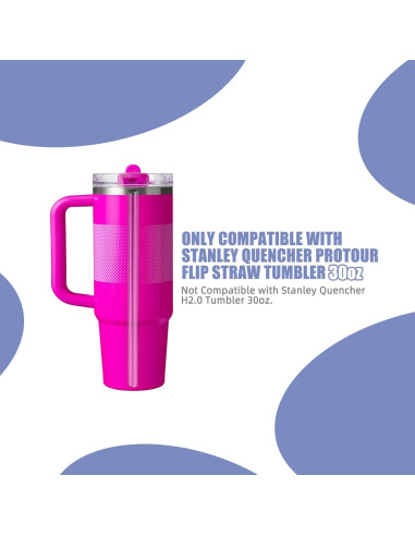 Paquete de 4 Pajillas de Acero Inoxidable LSAUVWN 30oz