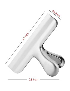 Clips de Acero Inoxidable YuCool - 6 Piezas 12 cm 2