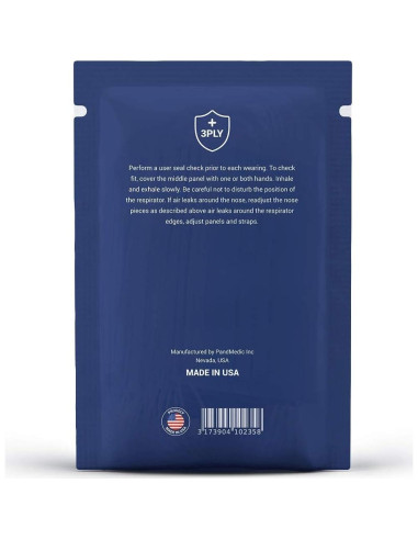 Mascarillas desechables PandMedic 3 capas - 50 unidades