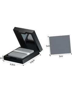 Papel Absorbente de Aceite COOLHIYA con Puff y Espejo 100pcs 2