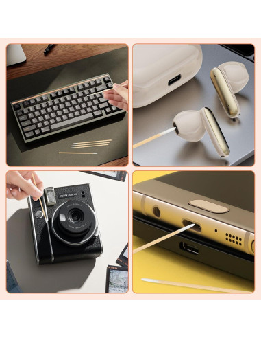 Bastoncillos de Algodón de Precisión WYKOO 1600pcs 10cm