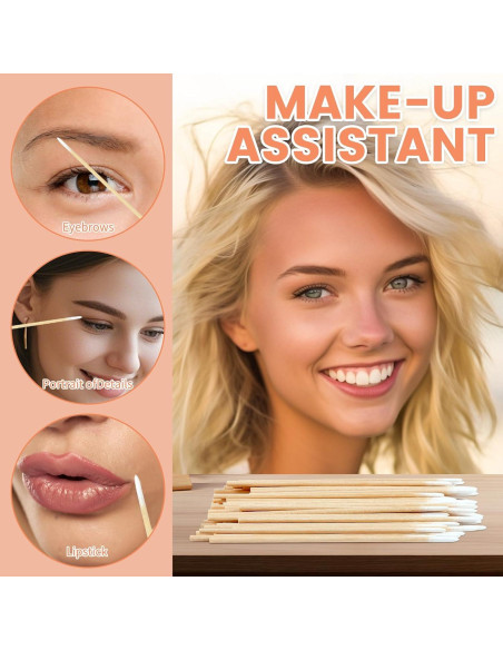 Bastoncillos de Algodón de Precisión WYKOO 1600pcs 10cm