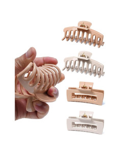 Clips de Garra de Silicona Flexible Mesovor - 4 Piezas Antideslizantes