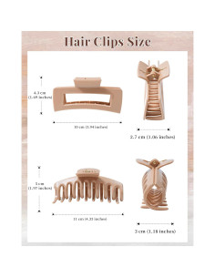 Clips de Garra de Silicona Flexible Mesovor - 4 Piezas Antideslizantes 2