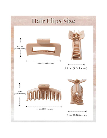 Clips de Garra de Silicona Flexible Mesovor - 4 Piezas Antideslizantes