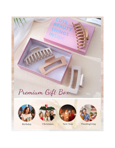 Clips de Garra de Silicona Flexible Mesovor - 4 Piezas Antideslizantes