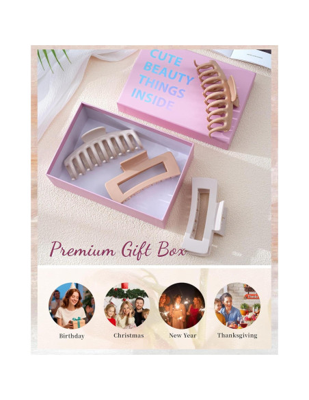 Clips de Garra de Silicona Flexible Mesovor - 4 Piezas Antideslizantes