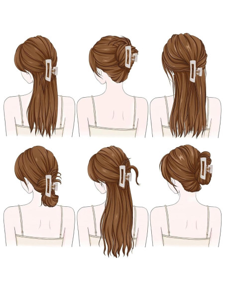 Clips de Garra de Silicona Flexible Mesovor - 4 Piezas Antideslizantes