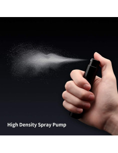 Atomizador de Perfume Recargable Aufew 10ml Negro a Prueba de Fugas 2