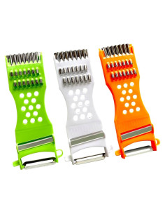 Aliotech 3PCS Pelador Multifuncional de Cocina 5 en 1
