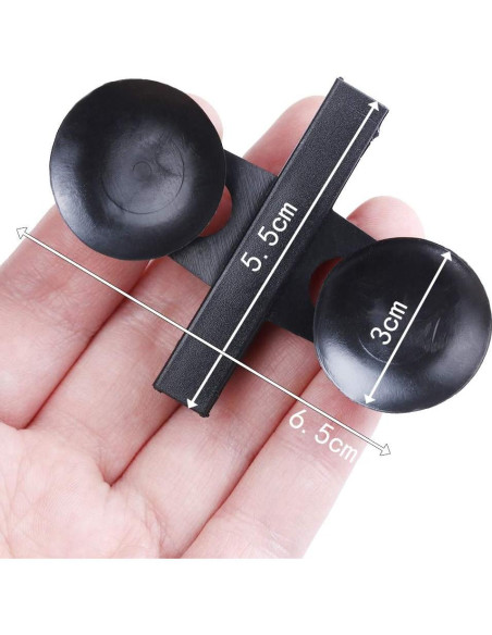 4 Divisores de Acuario Chnee con Clips de Succión - 30x15cm