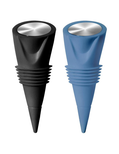 Set de 2 Tapones de Silicona OGGI para Botellas de Vino