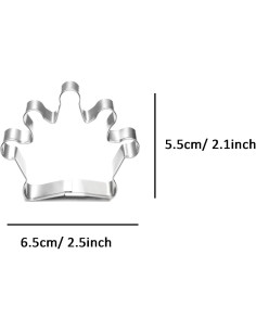 Cortador de Galletas en Forma de Corona ZDYWY Acero Inoxidable 2