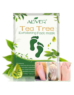 Mascarilla Exfoliante para Pies Newh3c - 5 Paquetes, Talones Suaves