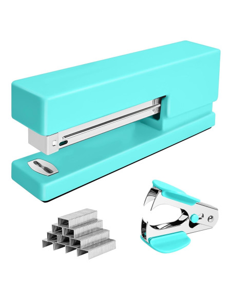 Grapadora de Escritorio Yzkula Verde 25 Hojas con 830 Grapas